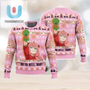 Anyas Ugly Xmas Sweater Spy X Family 2024 Gift fashionwaveus 1 1