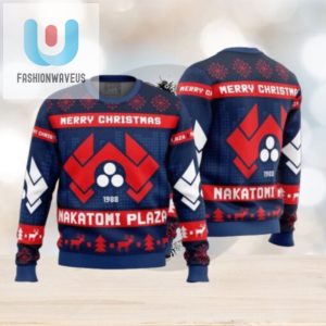 Yippee Kiyay Nakatomi Plaza Ugly Christmas Sweater 2024 fashionwaveus 1 1