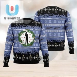 Funny 007 James Bond Ugly Xmas Sweater Unique Family Gift fashionwaveus 1 1