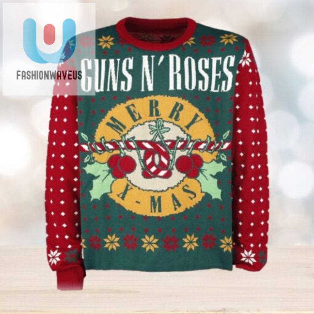 Rockin Xmas Guns N Roses Ugly Sweater  2024 Limited