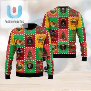 Rock Your Holidays With A Guns N Roses Ugly Xmas Sweater fashionwaveus 1 1