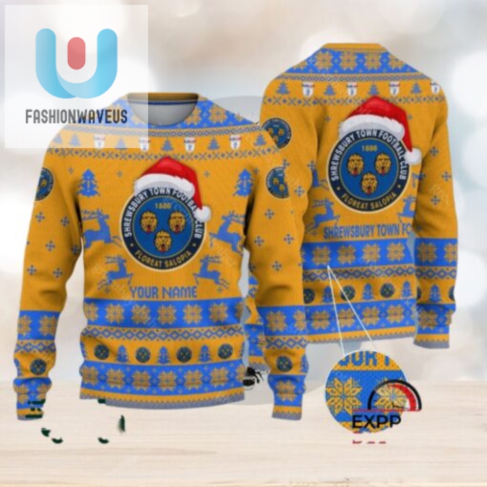 Get Festive With Shrewsbury Efl 2024 Ugly Xmas Sweater