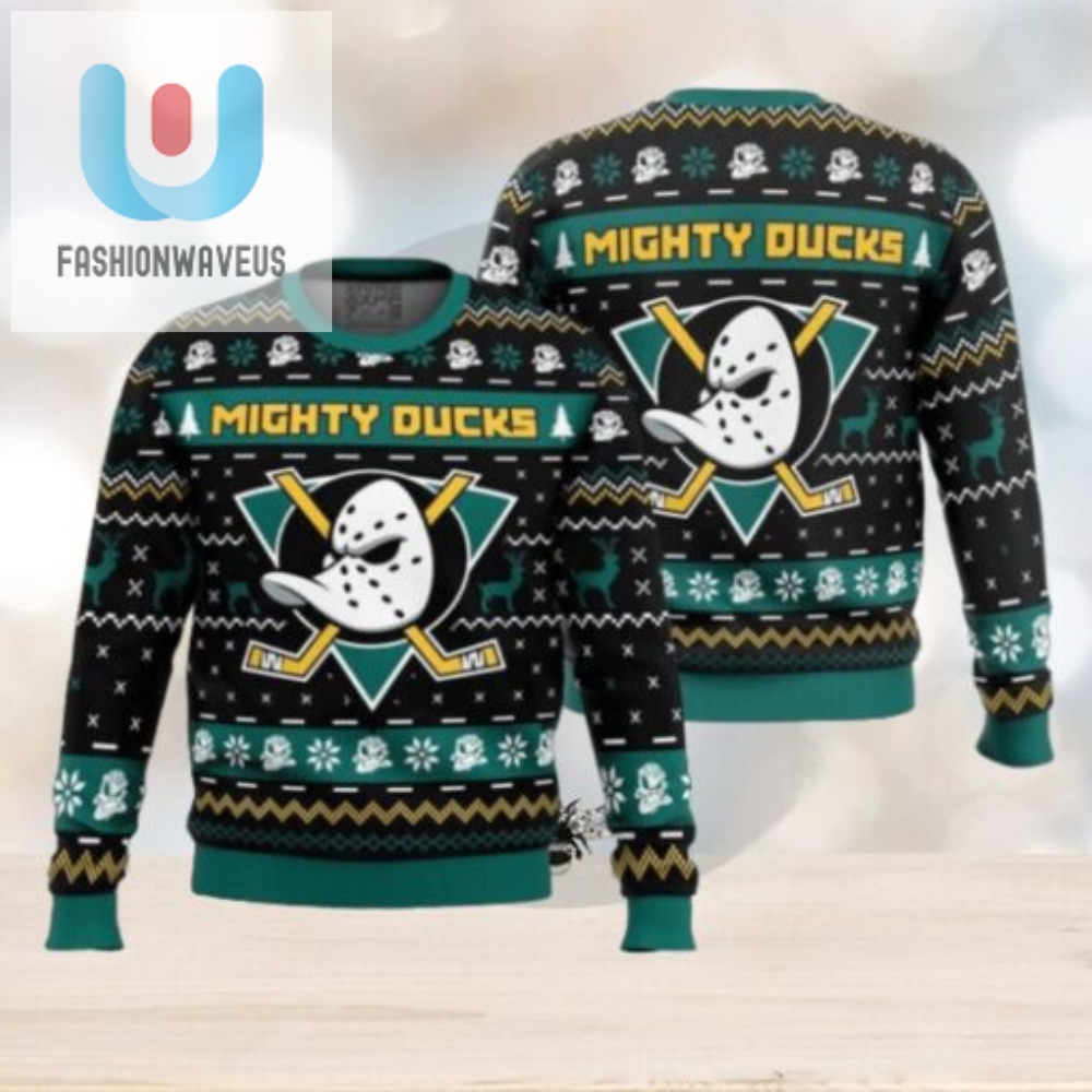 Quacktastic Ugly Christmas Sweater  Disney Xmas Gift 2024