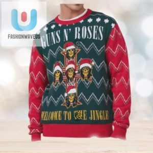 Rock The Halls With Guns N Roses Ugly Xmas Sweater fashionwaveus 1 1