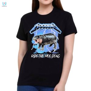 Moo Deng Ride Hilarious Unique Cowthemed Tshirt fashionwaveus 1 1