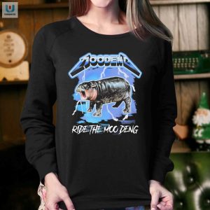 Moo Deng Ride Hilarious Unique Cowthemed Tshirt fashionwaveus 1 3