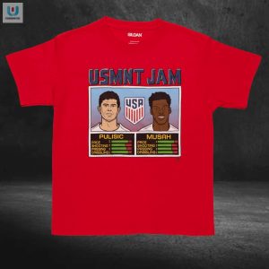 Get Jammin With Pulisic Musah Exclusive Usmnt Shirt fashionwaveus 1 3