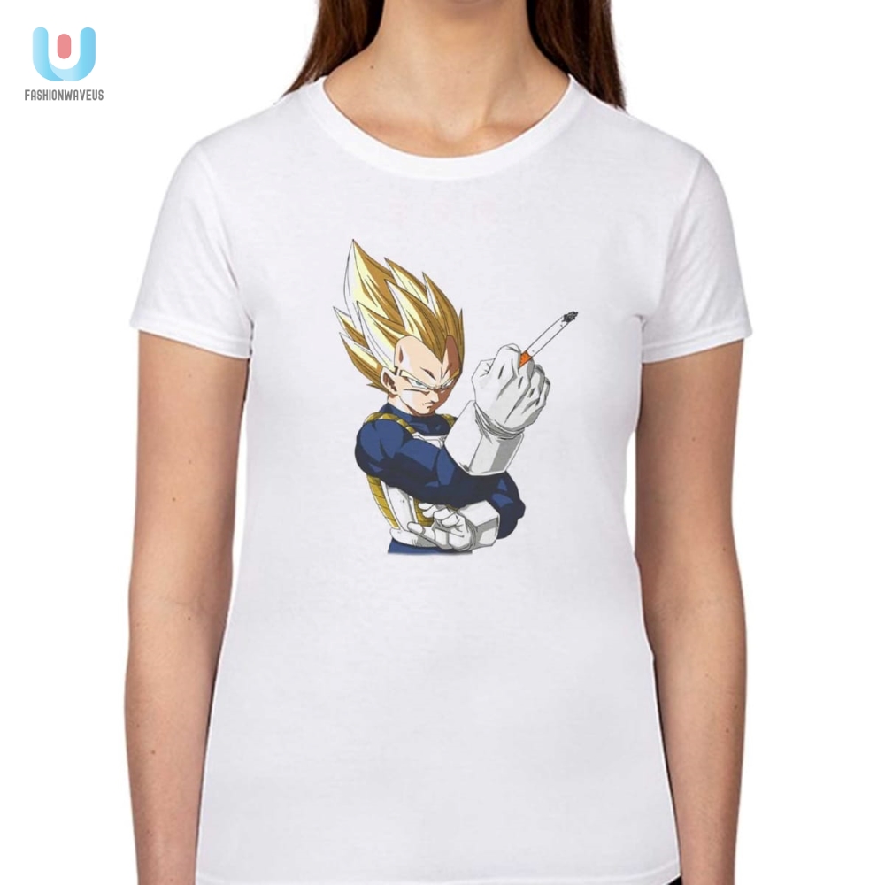 Vegeta Smoking Shirt  Hilariously Unique Saiyan Style