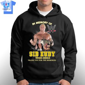 Funny Sid Eudy Wwe Memorial Shirt Thanks For The Laughs fashionwaveus 1 2