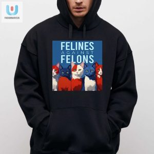 Kamala Cat Shirt Hilarious Felines Mock Felons Buy Now fashionwaveus 1 2