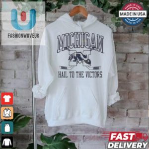 Score Big Michigan Wolverines Hail To The Victors Tee fashionwaveus 1 2