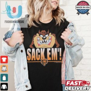 Roaring With Taz Chicago Bears Tshirts Sack Em Style fashionwaveus 1 1