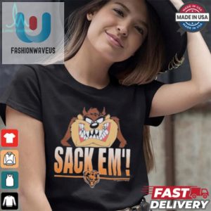 Roaring With Taz Chicago Bears Tshirts Sack Em Style fashionwaveus 1 2