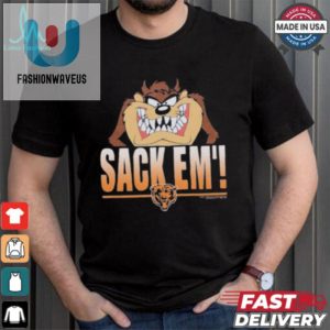 Roaring With Taz Chicago Bears Tshirts Sack Em Style fashionwaveus 1 4