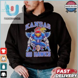 Rock Chalk Laughs Funny Kansas Jayhawks Mascot Tee fashionwaveus 1 3