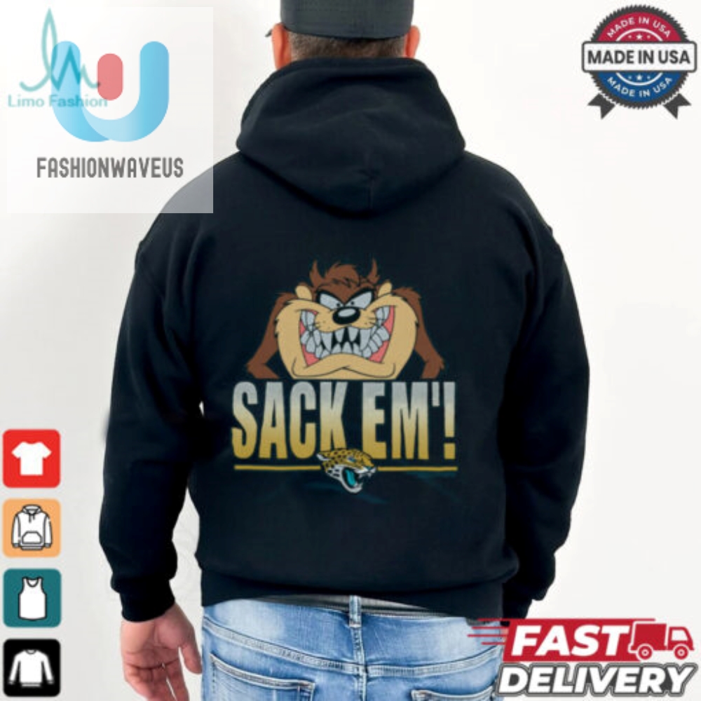 Get Wild Taz Sack Em X Jaguars Shirt  Fun  Unique