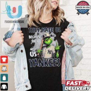 Funny Grinch Yankees Xmas Shirt Hate Us Cause Aint Us fashionwaveus 1 1