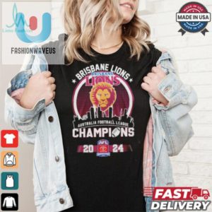 Roarsome 2024 Champs Brisbane Lions Skyline Tee fashionwaveus 1 1