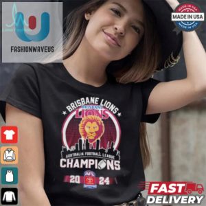 Roarsome 2024 Champs Brisbane Lions Skyline Tee fashionwaveus 1 2