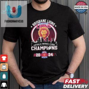 Roarsome 2024 Champs Brisbane Lions Skyline Tee fashionwaveus 1 4