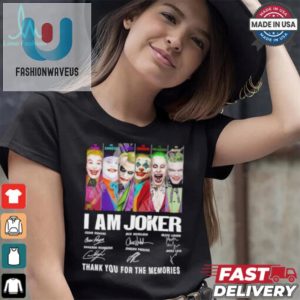 Unique Joker Shirt Hilarious Memories In Every Signature fashionwaveus 1 2