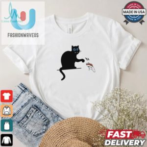 Funny Panthers Black Cat Vs Broncos Logo Shirt Unique Design fashionwaveus 1 2