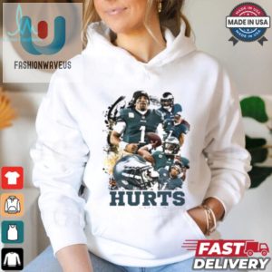 Fly High And Laugh Jalen Hurts Vintage Eagles Tee fashionwaveus 1 1