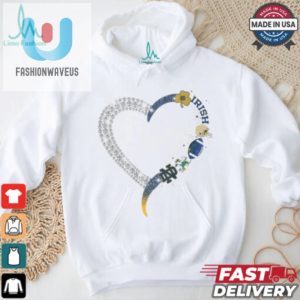 Show Your Love With A Heart Notre Dame Shirt Hilarious Unique fashionwaveus 1 3