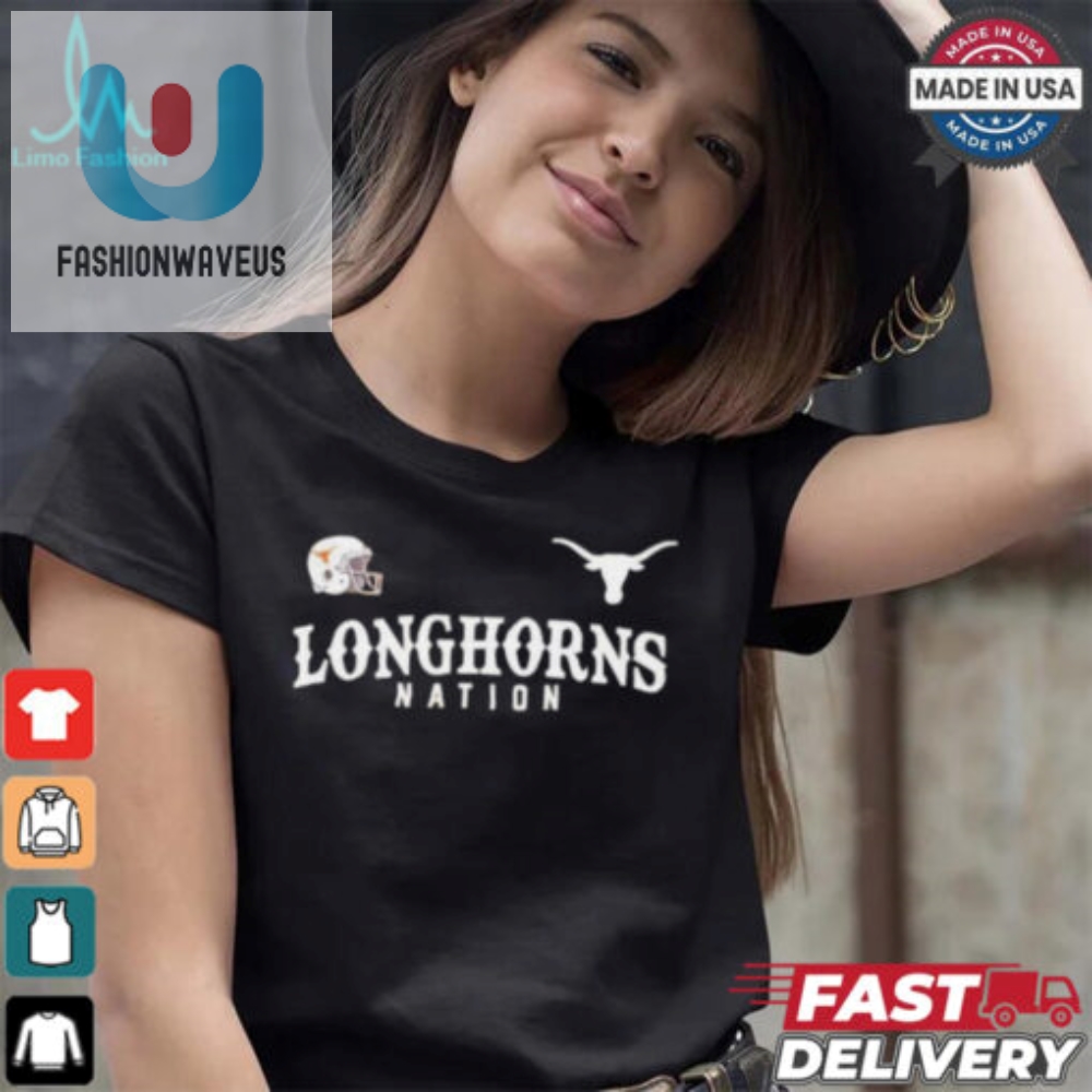 Hook Em Horns Uniquely Funny Tx Longhorns Logo Tee