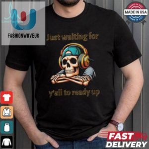 Funny Skeleton Ready Up Halloween Gaming Shirt fashionwaveus 1 4