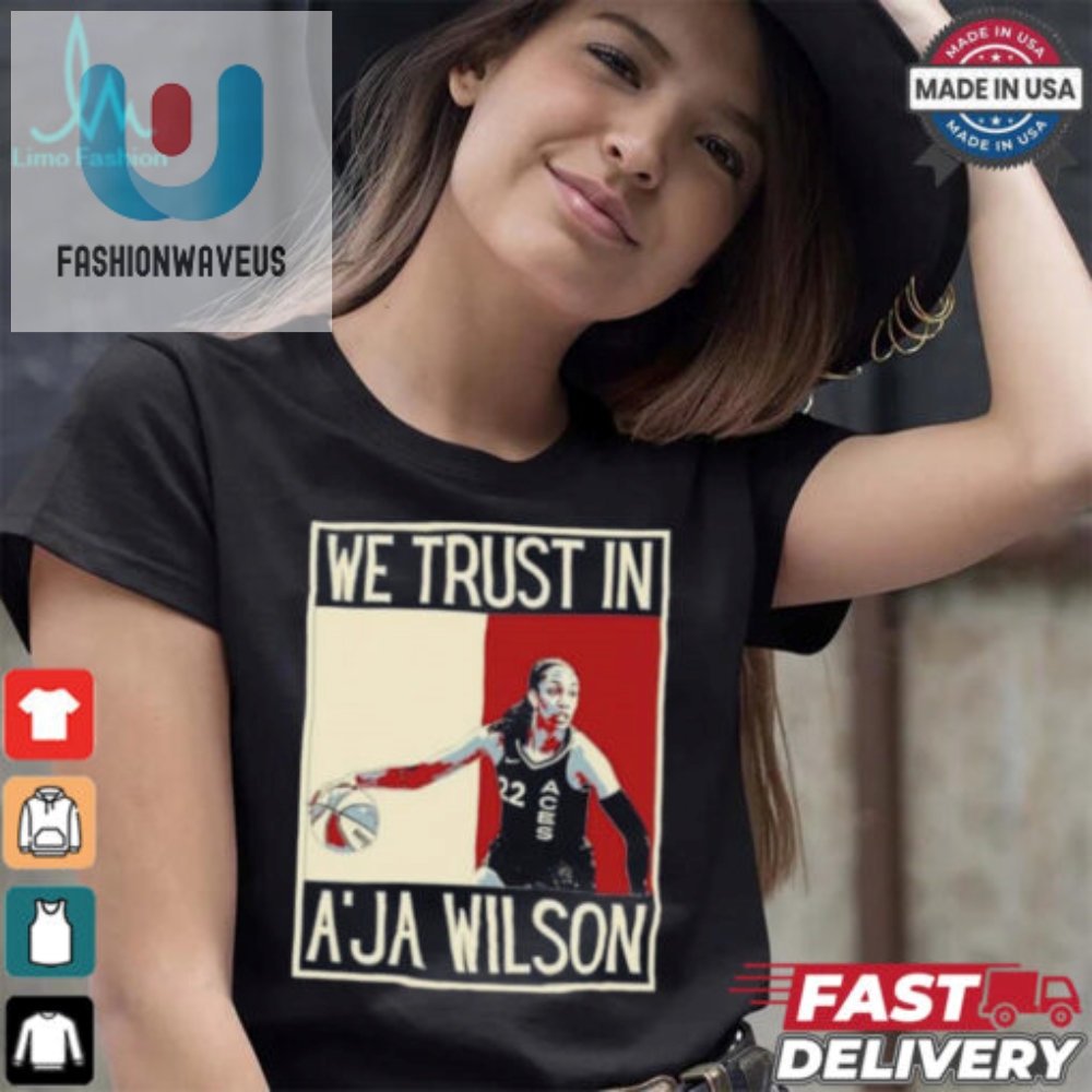 Trust Aja Wilson Funny American Pop Art Tee