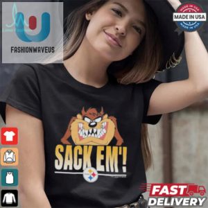 Taz Mania Steelers Tees Sack Em With Humor fashionwaveus 1 2