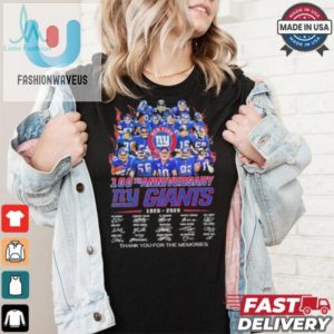 Lol Ny Giants 100Th Anniv Tee Legends Laughs Legacy fashionwaveus 1 1