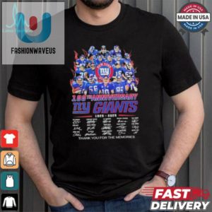 Lol Ny Giants 100Th Anniv Tee Legends Laughs Legacy fashionwaveus 1 4