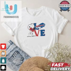 Score Big Laughs Peanuts Snoopy Loves Buffalo Bills Shirt fashionwaveus 1 2