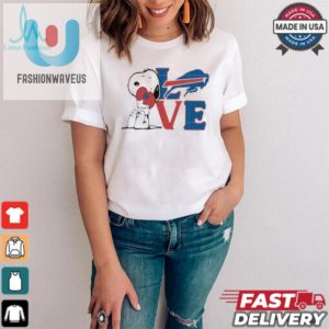 Score Big Laughs Peanuts Snoopy Loves Buffalo Bills Shirt fashionwaveus 1 3