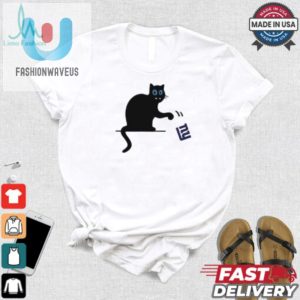 Purrfectly Funny Panthers Black Cat Vs Giants Logo Tee fashionwaveus 1 1