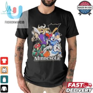 Retro Minnesota Mascots Tee Quirky Vintage Sports Fun fashionwaveus 1 1