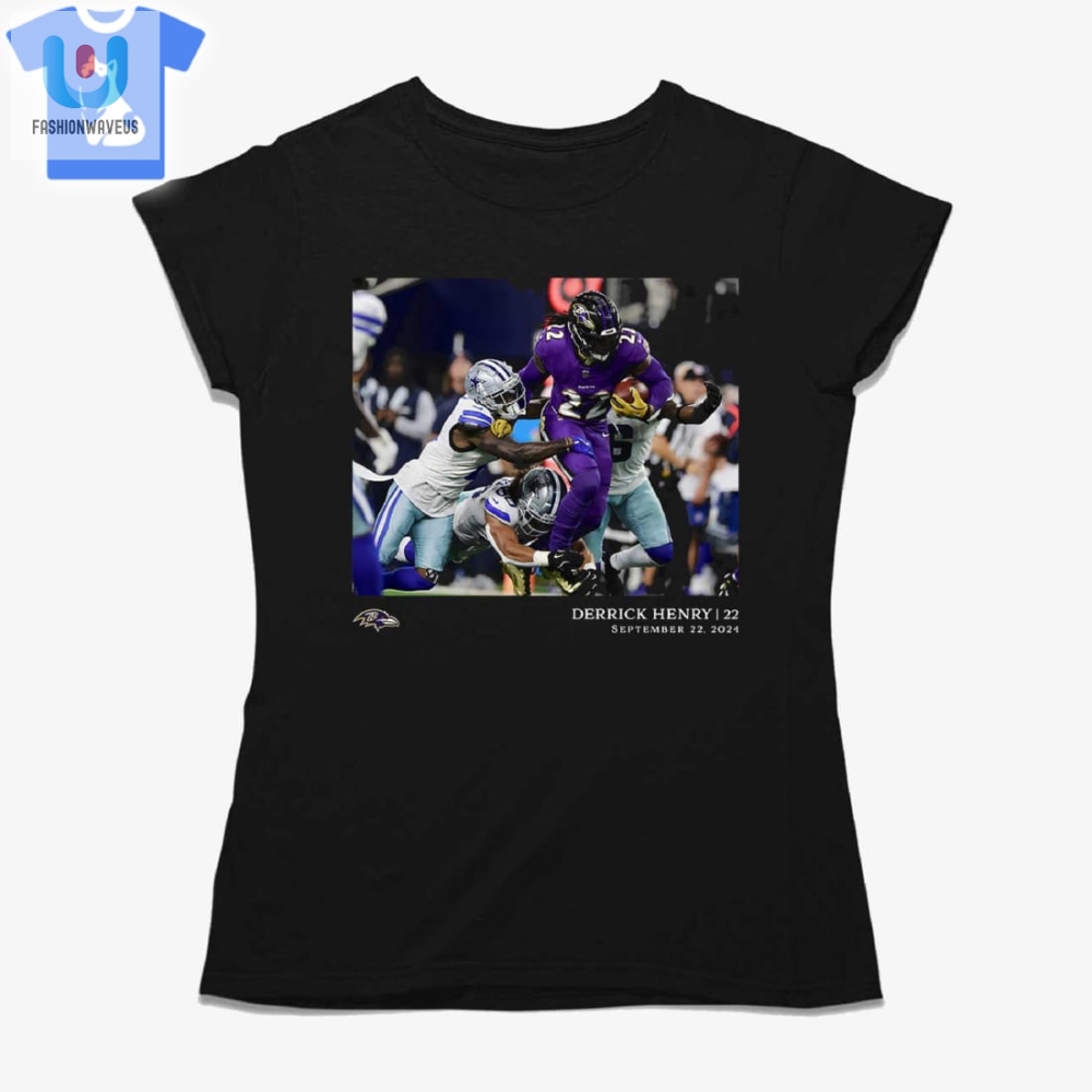 Score Big Laughs Derrick Henry Ravens Week 3 Tee