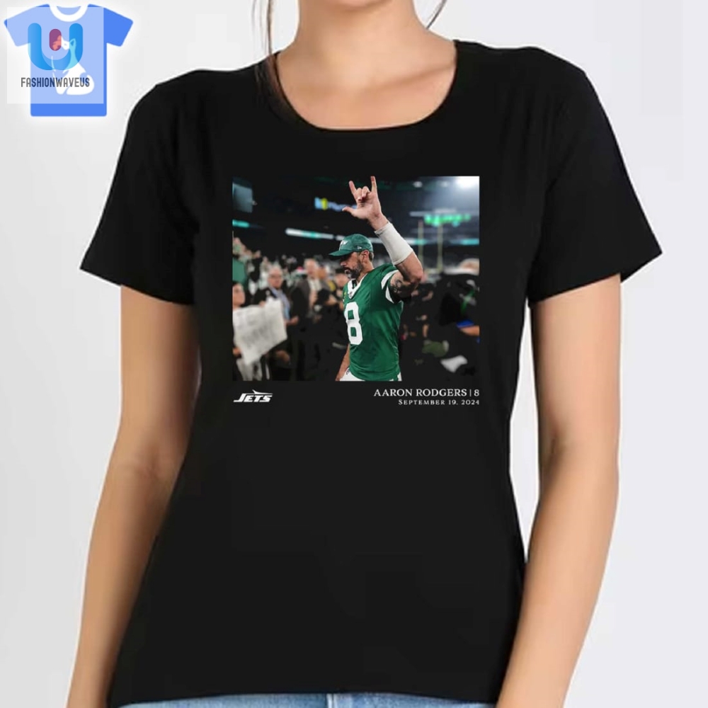 Get Hyped Aaron Rodgers Jets Week 3 Tshirt  Flashy Fun