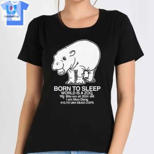 Get Laughs Zzzs With The Unique Moo Deng Sleep Shirt fashionwaveus 1 1