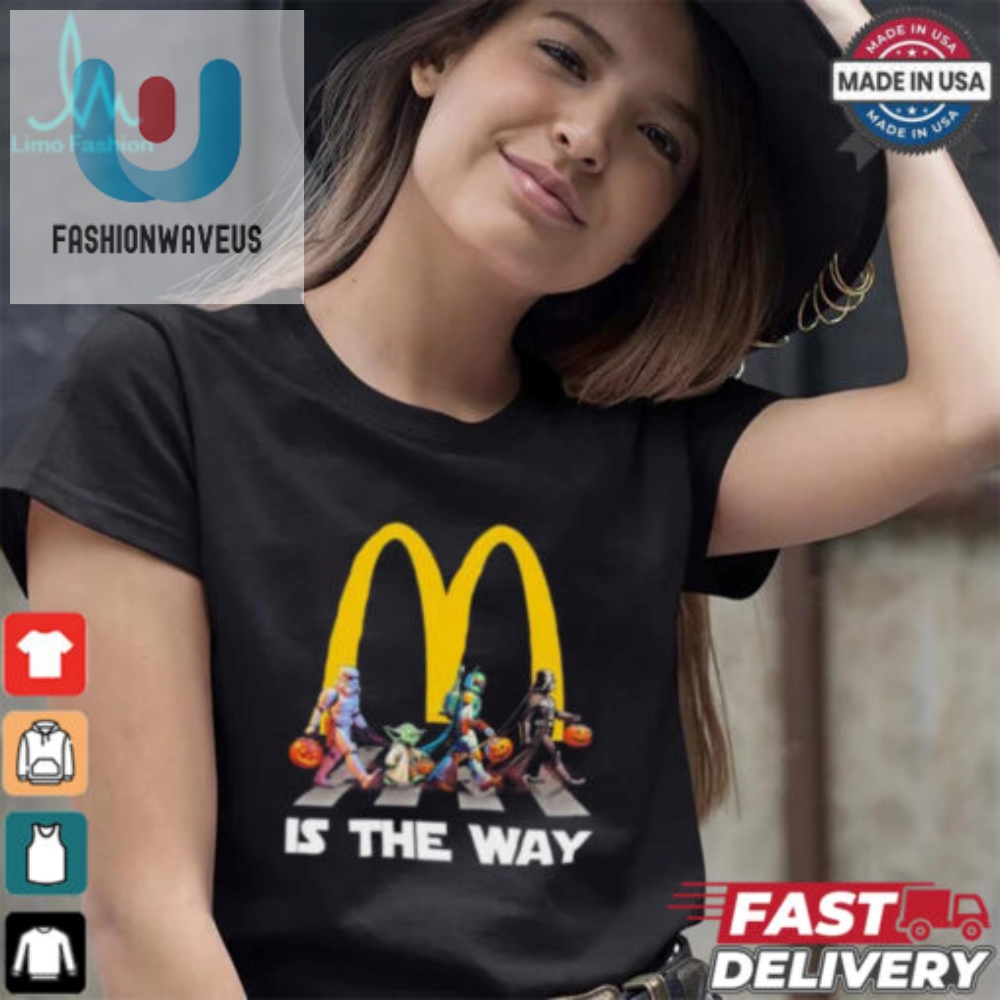 Funny Mcdonalds Star Wars Halloween Tee  Walk Is The Way