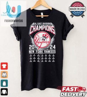 Score Big Laughs 2024 Yankees Al East Champs 3D Tee fashionwaveus 1 2