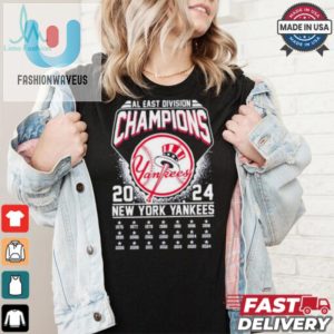 Score Big Laughs 2024 Yankees Al East Champs 3D Tee fashionwaveus 1 3