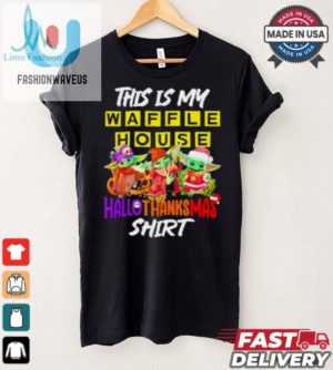 Funny Baby Yoda Hallothanksmas Waffle House Shirt fashionwaveus 1 2