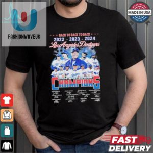 Dodgers 2024 Champs Tee 3Peat Your Way To Laughter fashionwaveus 1 4