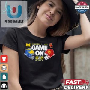 Outrun A Trojan Michigan Vs. Usc Showdown Tee fashionwaveus 1 1