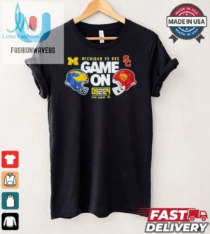 Outrun A Trojan Michigan Vs. Usc Showdown Tee fashionwaveus 1 2