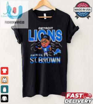 Roar With Amon Ra Fun Detroit Lions Tee Roarapproved fashionwaveus 1 2