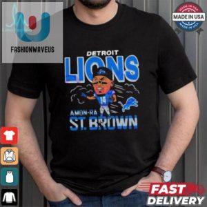 Roar With Amon Ra Fun Detroit Lions Tee Roarapproved fashionwaveus 1 4